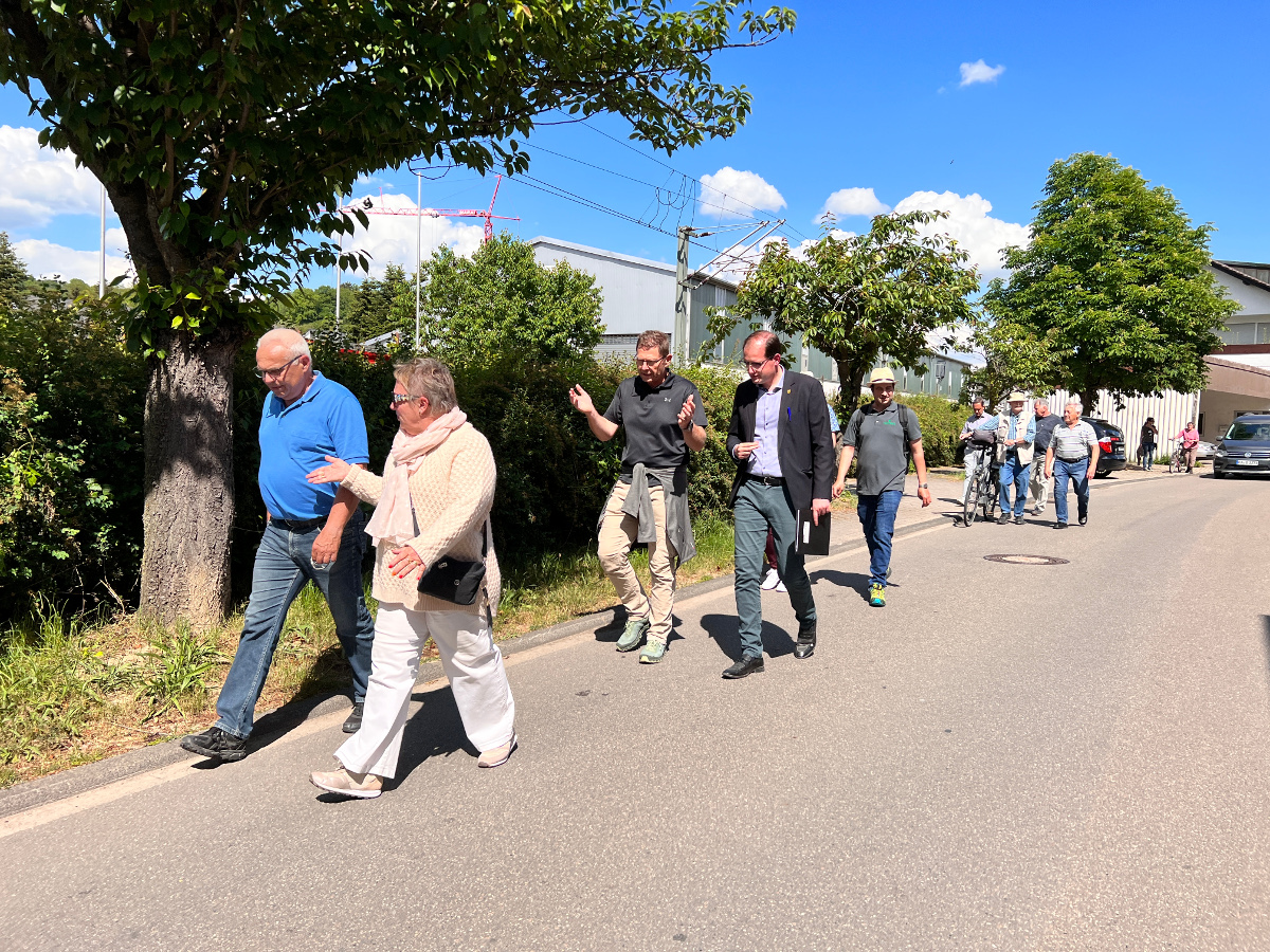 Bürgermeisterspaziergang in Bewegung